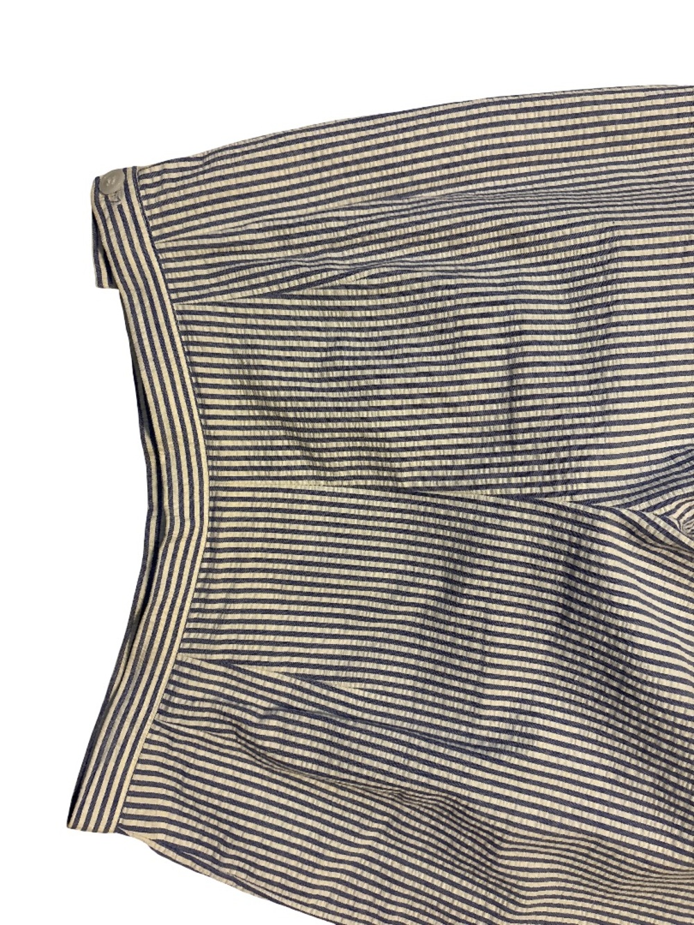 Talbots Light Blue and White Striped Skirt - Picture 2 of 4